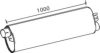 MERCE 6764900401 Middle-/End Silencer